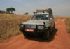 Rooftop tent car Uganda